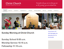 Tablet Screenshot of christchurchucc.com
